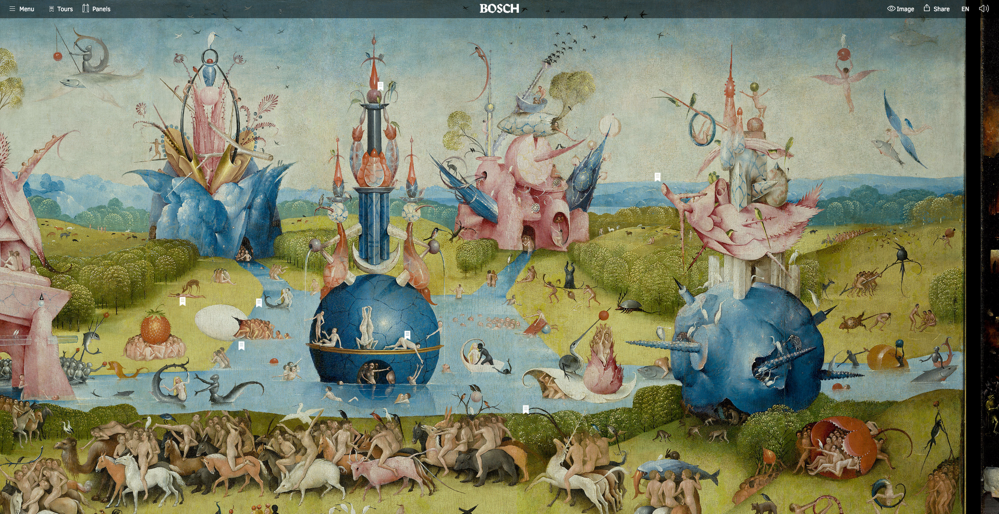 NTR Hieronymus Bosch an interactive documentary in Micrio