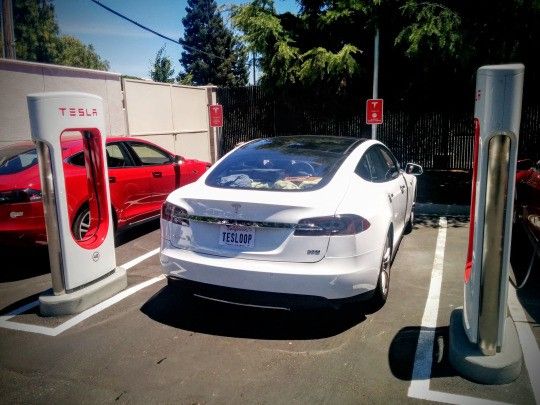 Book a ride in a Tesla Model S with Tesloop
