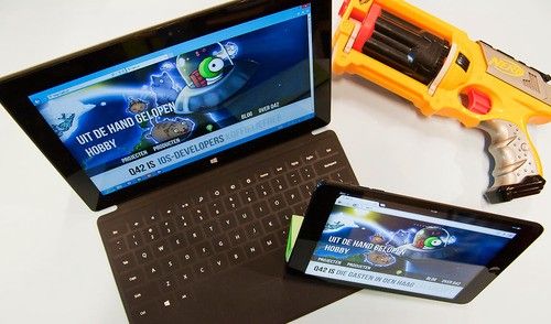 De iPad Mini en Microsoft Surface bij Q42