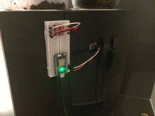 Hacking the coffee machine