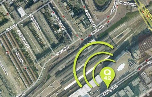 Q42 biedt gratis internet aan op station Den Haag HS